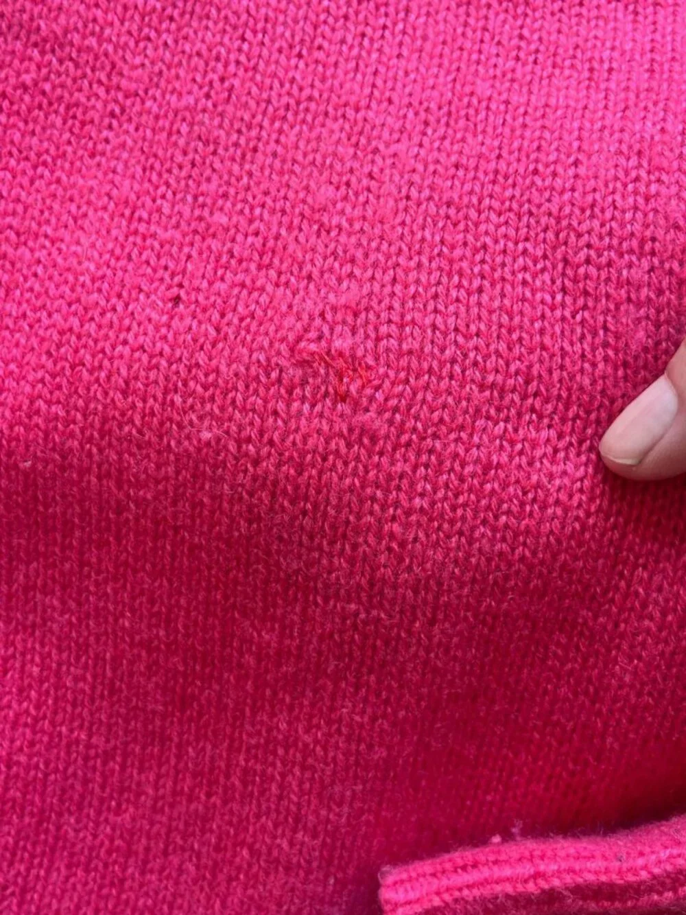 coach hot pink T. rex dinosaur cashmere oversized sweater size L - Picture 4 of 5